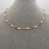 Go2Boho Pearl Choker Necklace Freshwater Pearls Jewelry Beads Collier