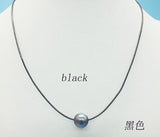 Natural Leather Rope 11MM Baroque Pearl Necklace