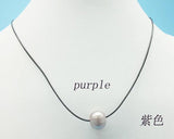 Natural Leather Rope 11MM Baroque Pearl Necklace