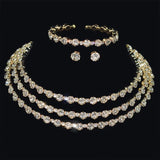 Rhinestone Collar Necklaces for Women Choker
