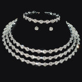 Rhinestone Collar Necklaces for Women Choker
