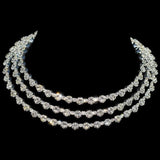Rhinestone Collar Necklaces for Women Choker