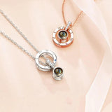 100 Language I Love You Roses Necklace