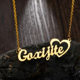 Atoztide Custom Name Necklace Stainless Steel for Women