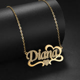 Atoztide Custom Name Necklace Stainless Steel for Women