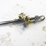 Large Sword With Crown Pendant 925 Sterling Silver Jewelry