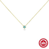 925 Silver Turquoise Flower Jewelry Set for Women