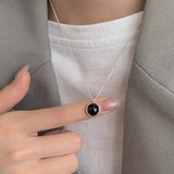 BF CLUB 925 Silver Necklace Stone Fine Jewelry Gift