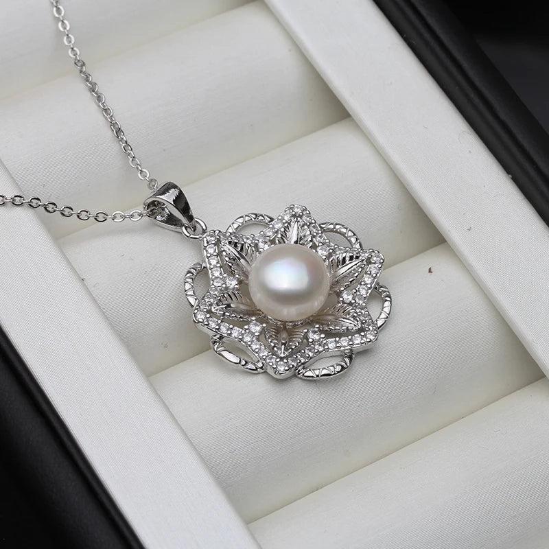 925 Silver Pearl Pendant for Women