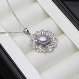 925 Silver Pearl Pendant for Women