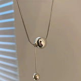 925 Silver Sparkling Ball Choker Necklace for Women