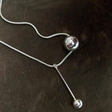 925 Silver Sparkling Ball Choker Necklace for Women