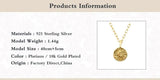 Sun Moon Clavicular Bone Necklace Silver 925 Zircon Women's Necklace