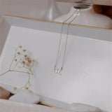 Double Letter Heart Necklace Custom Name BFF Jewelry