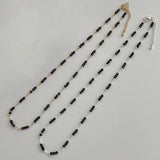 Copper Metal Link Chains Crystal Necklace For Women