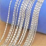 10PCS 925 Silver S Necklace Chain 16''-30''