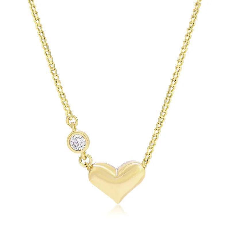 14k Light Heart Pendant Necklace for Women