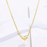 14k Light Heart Pendant Necklace for Women
