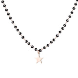 Golden Star Pendant Necklace Stainless Steel Chain Chokers for Girl