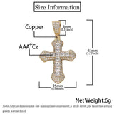 Iced Out Bling Cross Necklace CZ Pink Choker Hip Hop Men Jewelry