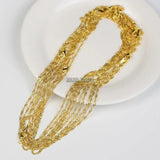 10pcs 2mm Water Wave Chain Necklaces