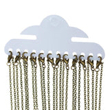 Antique Bronze Chain Necklace 62cm long