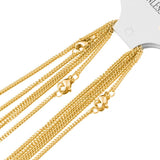 5pcs Stainless Steel Link Chains Necklaces DIY 1/1.5/2mm