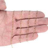 5m Stainless Steel Water-wave Chain for DIY Jewelry Making
