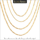 Stainless Steel Rope Chain Necklaces 2mm-5mm Hiphop Long Chain Jewelry