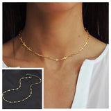 Cross Chain Necklace for Women, Charm Cross Choker Necklace