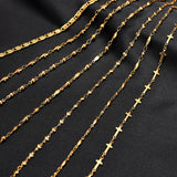 Cross Chain Necklace for Women, Charm Cross Choker Necklace