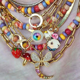 Stainless Steel Flower Tree Pendant Necklace for Women