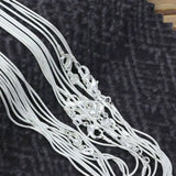 5pcs/Lot 1mm Silver Snake Chains for Women