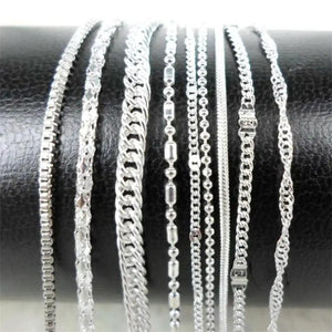 10 Pcs Mix Chain Necklace Lobster Clasps Girl Accessory