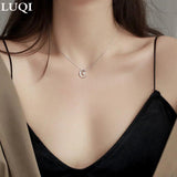 925 Silver Star & Moon Pendant Necklace