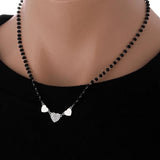 Crystal Heart Short Choker Necklace Women's Jewelry