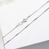 Real Tibetan Silver Slim Snake Chain Necklace Women Jewelry