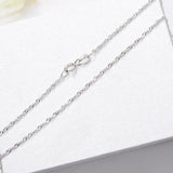 Real Tibetan Silver Slim Snake Chain Necklace Women Jewelry