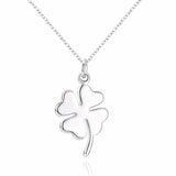 Clover 4 Leaves Pendant Necklace Silver Chains Necklace For Girls