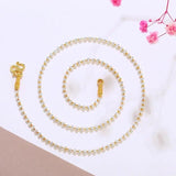 2 mm Mix Beads Necklaces for Women Jewelry Nickel