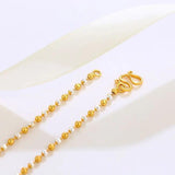 2 mm Mix Beads Necklaces for Women Jewelry Nickel