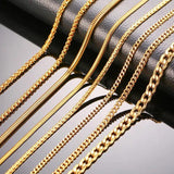 Classic Stainless Steel Chain Necklace for Men