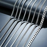 Classic Stainless Steel Chain Necklace for Men