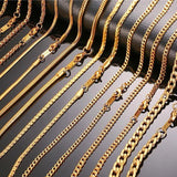 Classic Stainless Steel Chain Necklace for Men