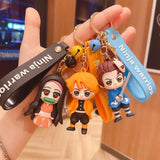 Demon Slayer Keychain Lanyard Bag Pendent Mini Doll Toy Keyring