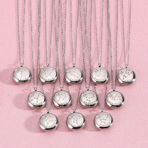 Women's Zodiac Sign Constellation Pendant Necklace Gift Jewelry