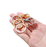20Pcs/set Lobster Clasp Hooks Keychain DIY Jewelry Making Finding