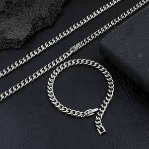 Stainless Steel Cuban Chain Bracelets - Hiphop Jewelry