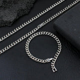 Stainless Steel Cuban Chain Bracelets - Hiphop Jewelry