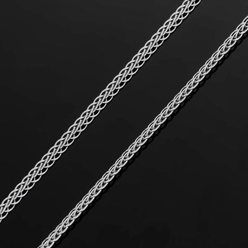 3mm Stainless Steel Sideways Cross Choker Necklace for Women